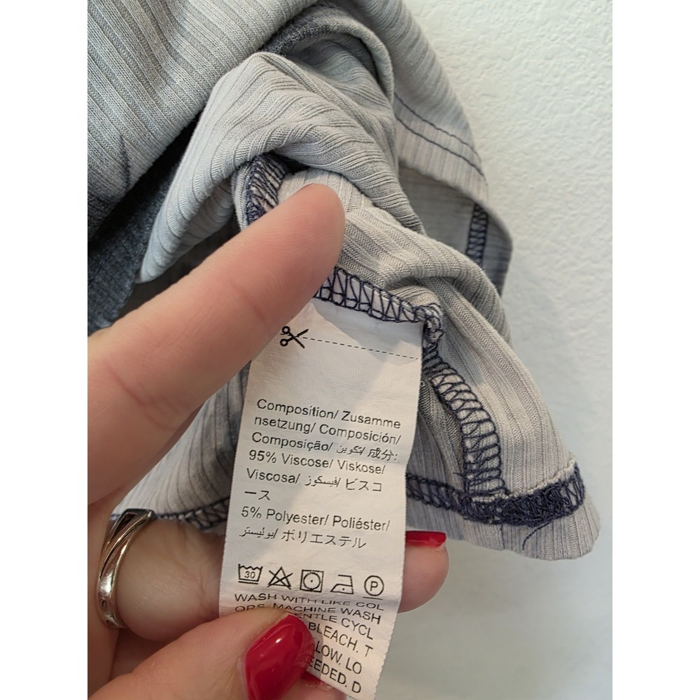 Dazy TieDie Crop Gray Bralette Sz M Indie Sleeze Whimsigoth Grunge Boho Festival - Picture 2 of 4